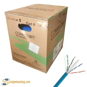 Cáp mạng Cat6 Commscope/AMP 24awg mã 1427071-6, 305m/thùng