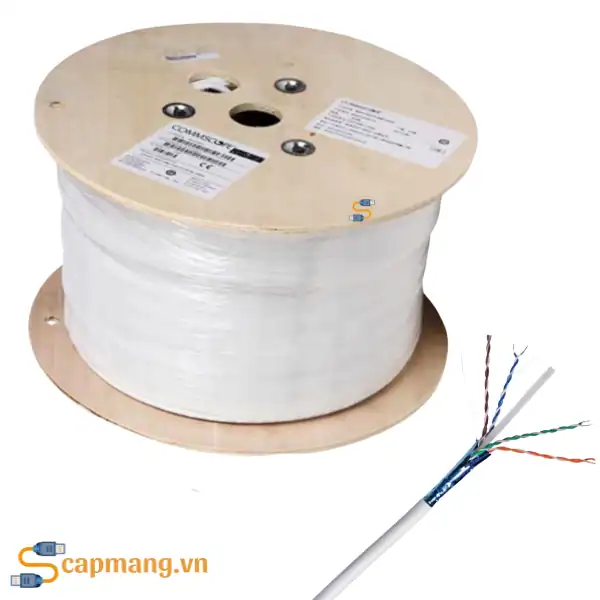 Cáp mạng Cat6A chống nhiễu Commscope/AMP mã 884024508/10, 305m/cuộn