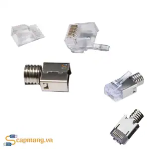 Đầu bấm RJ45 Cat6 3 mảnh Commscope/AMP 6-2111989-3