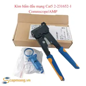 Đóng gói kìm bấm đầu mạng Cat5 2-231652-1 Commscope/AMP