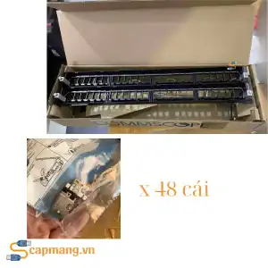 Quy cách đóng gói patch panel cat6a chống nhiễu 48 cổng Commscope