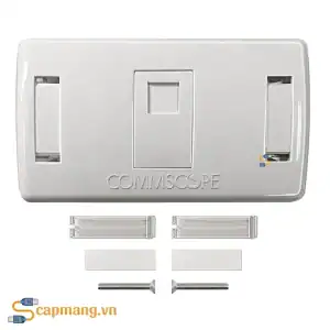 Mặt nạ mạng 1 cổng, màu trắng 2-1427030-1 Commscope/AMP