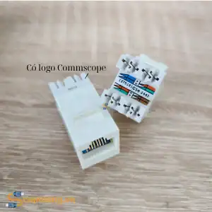Ổ cắm mạng cat5e Commscope/AMP mã 1375191-1
