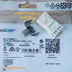 Ổ cắm mạng cat6 Commscope/AMP mã 1375055-1