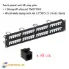 Patch panel cat6 48 cổng Commscope/AMP mã 760237041 + 9-1375055-2
