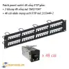 Patch panel cat6A 48 cổng Commscope/AMP mã 760237047 + 2153449-2