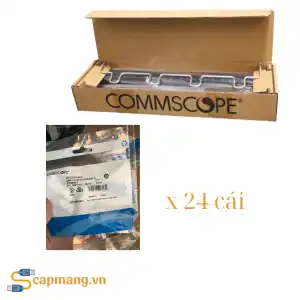Quy cách đóng gói patch panel cat6a chống nhiễu 24 cổng Commscope