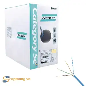 Cáp mạng Cat5E hiệu Panduit mã NUC5C04BU-CE
