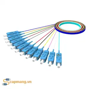 Dây hàn quang SC/UPC, Singlemode, bộ 12 màu mã EH0194-001 Commscope/AMP