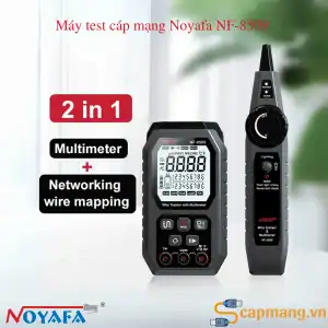 Máy test cáp mạng Noyafa NF-8509 đa năng: Test dây, dò dây, đo PoE, đồng hồ vạn năng
