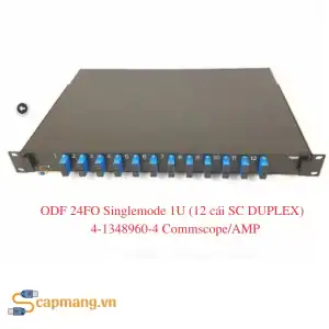 ODF 24FO Singlemode 1U (12 SC DUPLEX) mã 4-1348960-4 Commscope/AMP