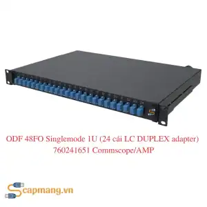 ODF 48FO SM 1U (24 LC DUPLEX) mã 760241651 Commscope/AMP