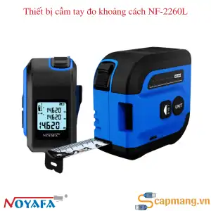Thiết bị cầm tay đo khoảng cách NF-2260L, khaongr cách tối đa 60m kết hợp thước dây 5m