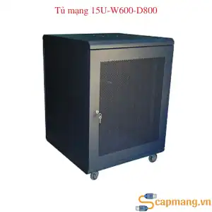 Tủ mạng 15U-W600-D800