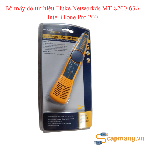 Bộ máy dò tín hiệu Fluke Networkds MT-8200-63A IntelliTone Pro 200 - Ảnh 2