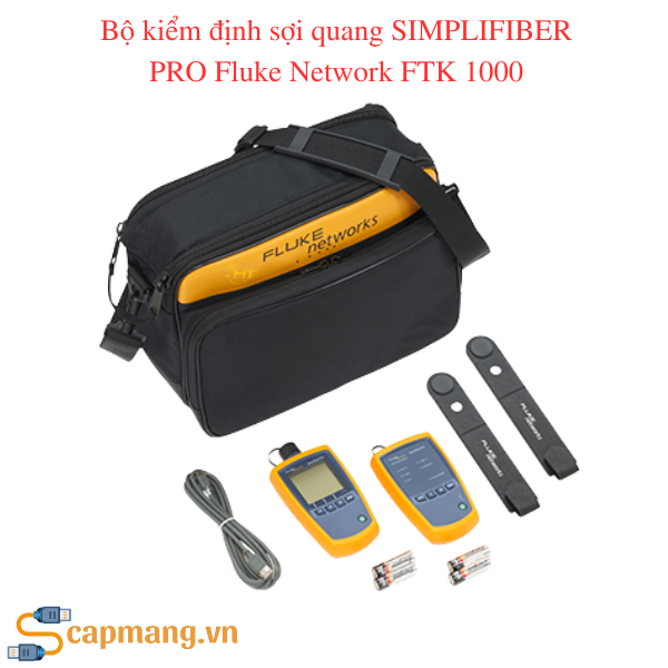 Bộ kiểm định sợi quang SIMPLIFIBER PRO Fluke Network FTK 1000 đầy đủ phụ kiện