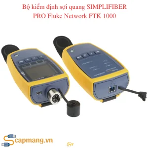 Các cổng Bộ kiểm định sợi quang SIMPLIFIBER PRO Fluke Network FTK 1000