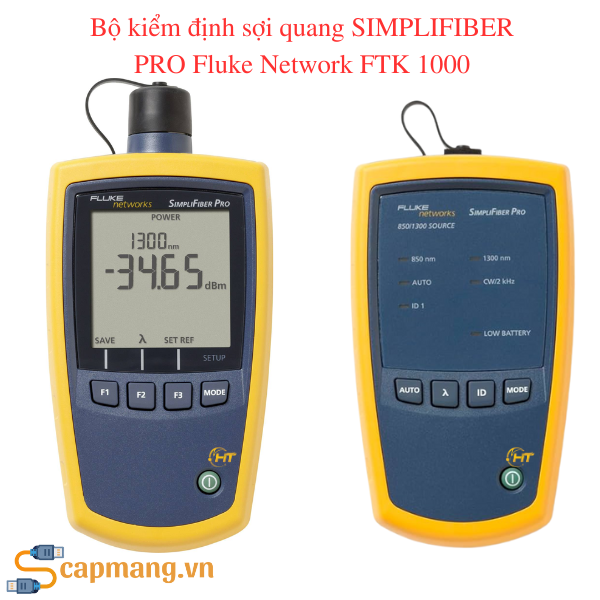 Bộ kiểm định sợi quang SIMPLIFIBER PRO Fluke Network FTK 1000