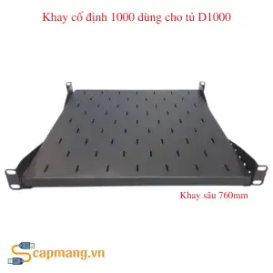 Khay cố định 1000 cho tủ sâu 1000 chuẩn 19" D760mm