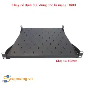 Khay cố định 800 D600mm chuẩn 19" cho tủ rack