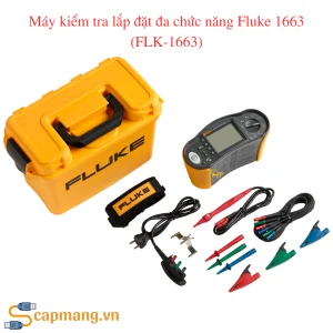 Máy kiểm tra lắp đặt đa chức năng Fluke 1663 (FLK-1663) đầy đủ phụ kiện