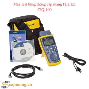 Máy test băng thông cáp mạng FLUKE CIQ-100 đầy đủ phụ kiện