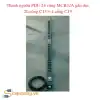 Thanh nguồn PDU 24 cổng C13 C19, MCB32A, gồm 20 cổng C13 và 4 cổng C19, 250V, gắn dọc tủ, dây điện 3x4mm dài 2m.