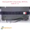 PDU 6 cổng đa năng MCB 20A, chuẩn 19", 1U, 250V,dây điện 3x2.5mm, dài 1.5m.