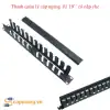 Thanh quản lý cáp ngang 1U 19'' có nắp che