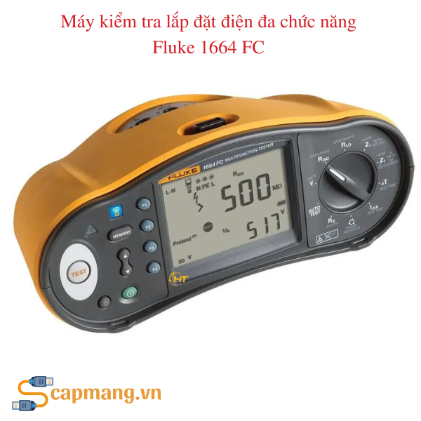Máy kiểm tra lắp đặt điện đa chức năng Fluke 1664 FC