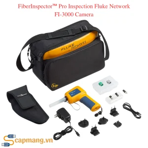 Thiết bị kiểm tra MPO chuyên Nghiệp Fiber Inspectora Fluke Network FI-3000 camera đủ phụ kiện