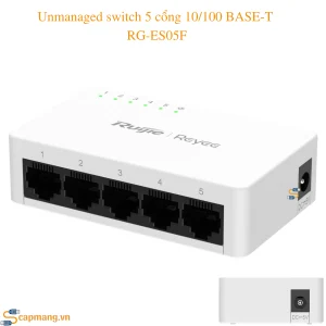 Unmanaged switch 5 cổng 10/100 BASE-T RG-ES05F