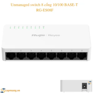 Unmanaged switch 8 cổng 10/100 BASE-T RG-ES08F